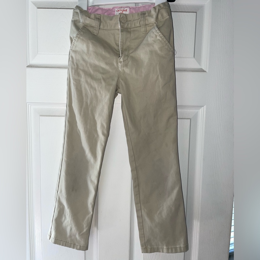 Cat and Jack girls straight leg uniform pants